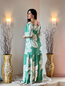 VESTIDO FLORAL VERDE