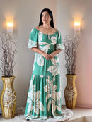 VESTIDO FLORAL VERDE